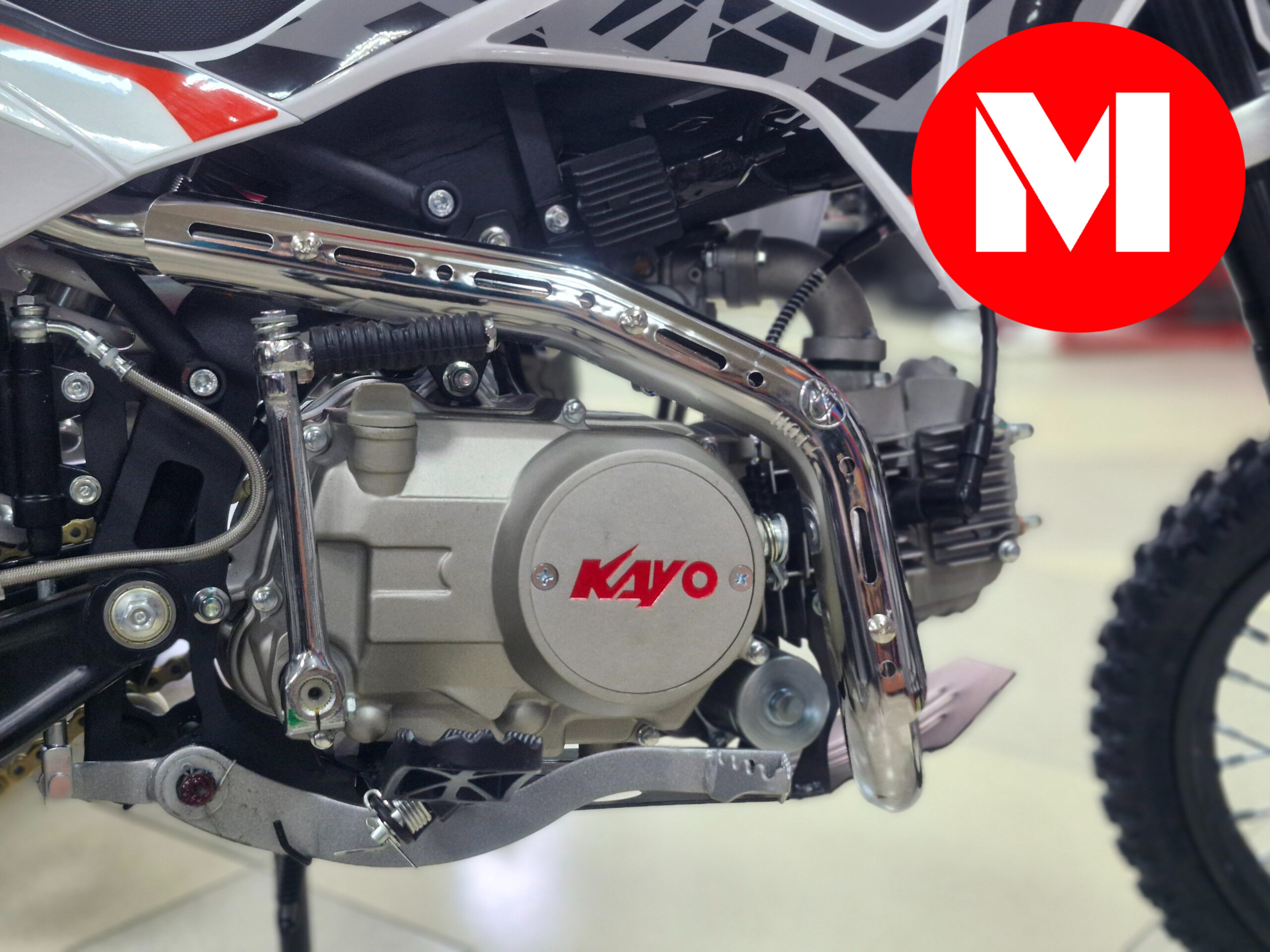 Питбайк Kayo Mini K125EM 14/12 (эл. стартер 2022 г.) — изображение 6